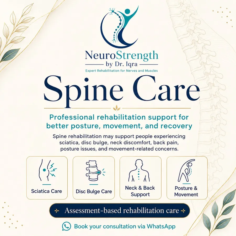 Sciatica & Disc Bulge Care NeuroStrength poster