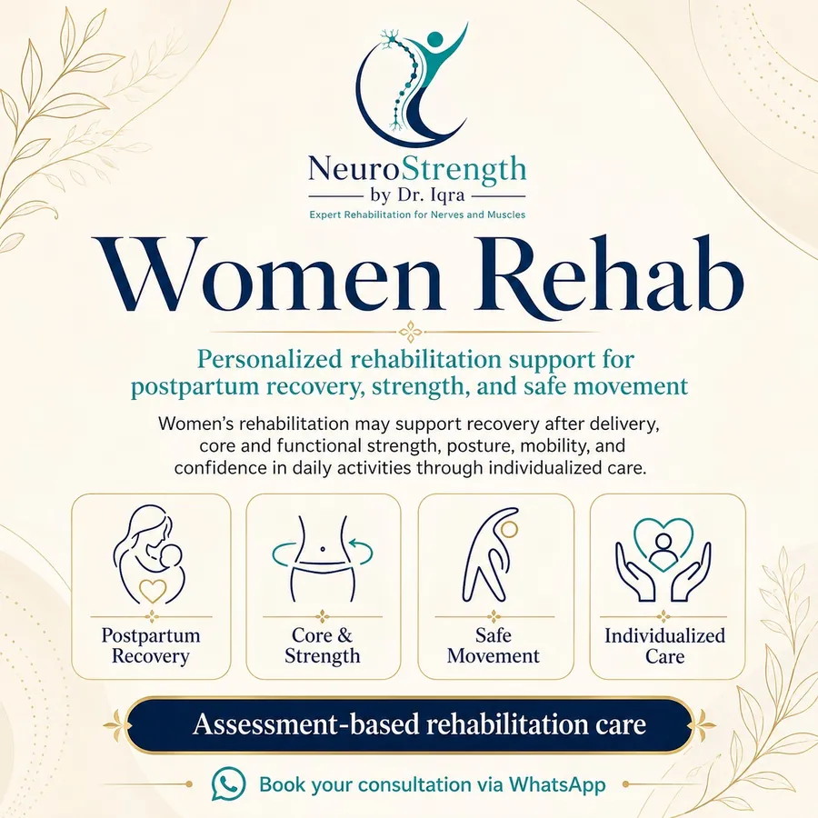 Postpartum & Women’s Rehab NeuroStrength poster